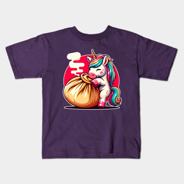 Dumpling Love Kids T-Shirt by Half Sugar Boba